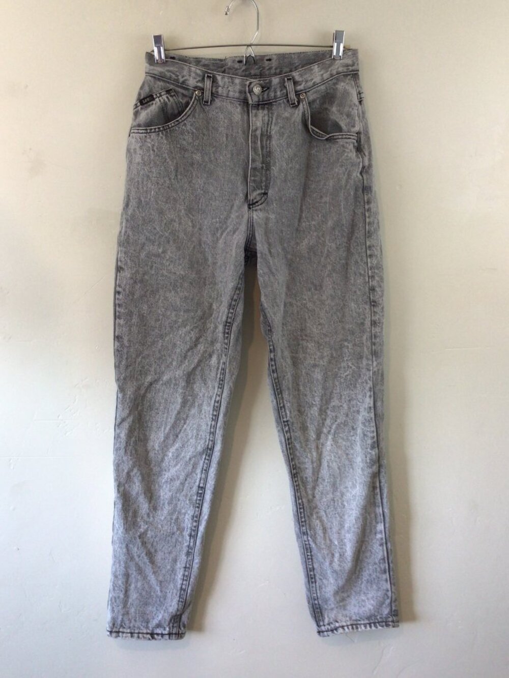 VTG Vintage 90s High Waisted Lee Riders Black Stonewash Denim Mom Jeans